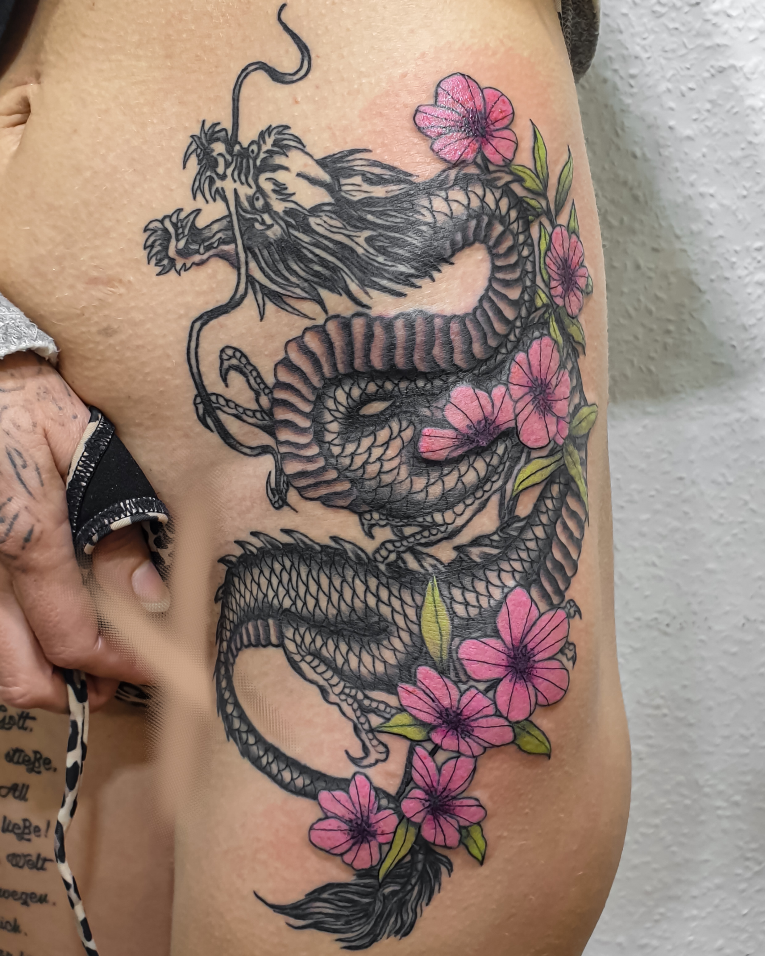 Chiara Lebensgold Tattoo